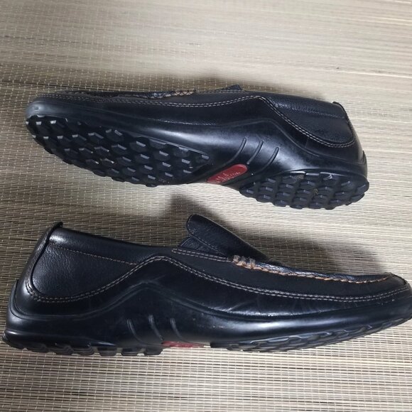 Cole Haan Mens 8.5 M Tucker Venetian Slip-On Loafers Black Leather Casual - Picture 6 of 14